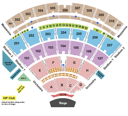 Jones Beach Theater Dave Matthews Band Seating Chart